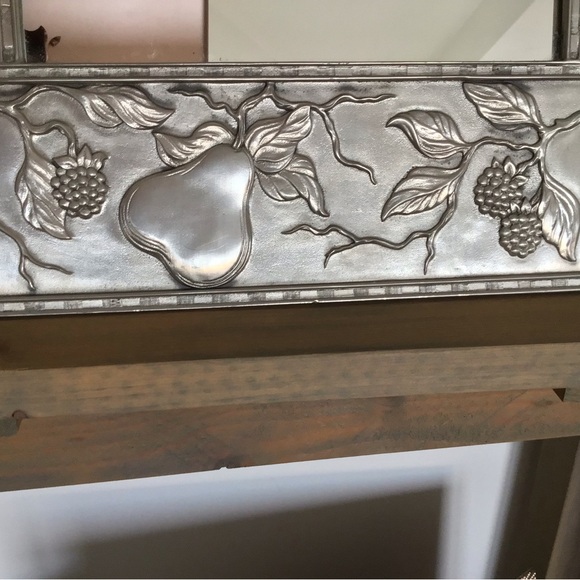 Art Deco Pewter Seagull Pewter Mirror vintage Canadian piece - Picture 6 of 7